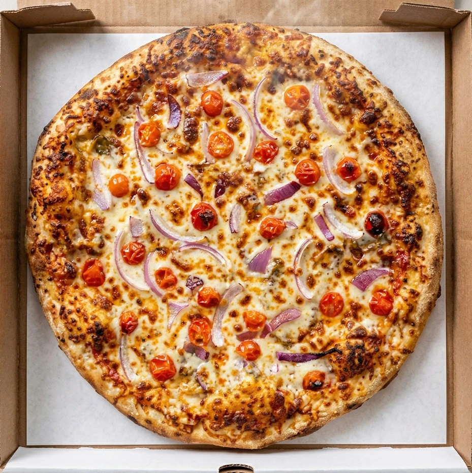 Hot Pepperoni Pizza - Spicy pepperoni pizza at Sherwood Pizza, Sherwood Park